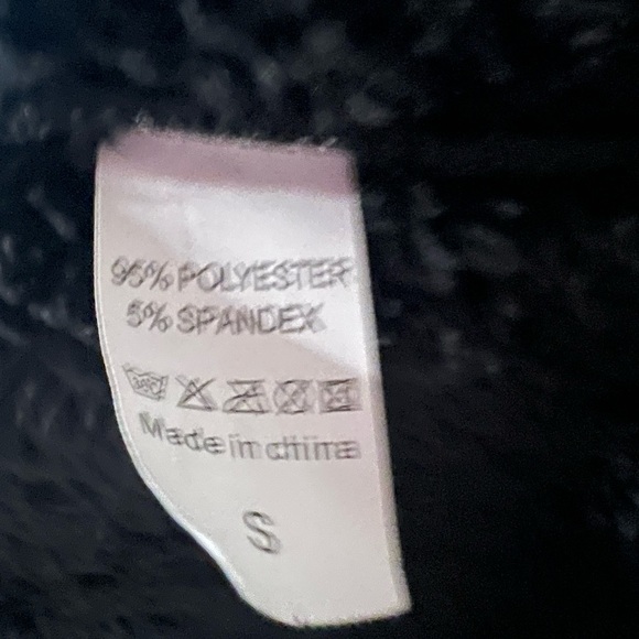 Soft Quarter Zip Fleece, Black, Size Small, - Picture 5 of 9